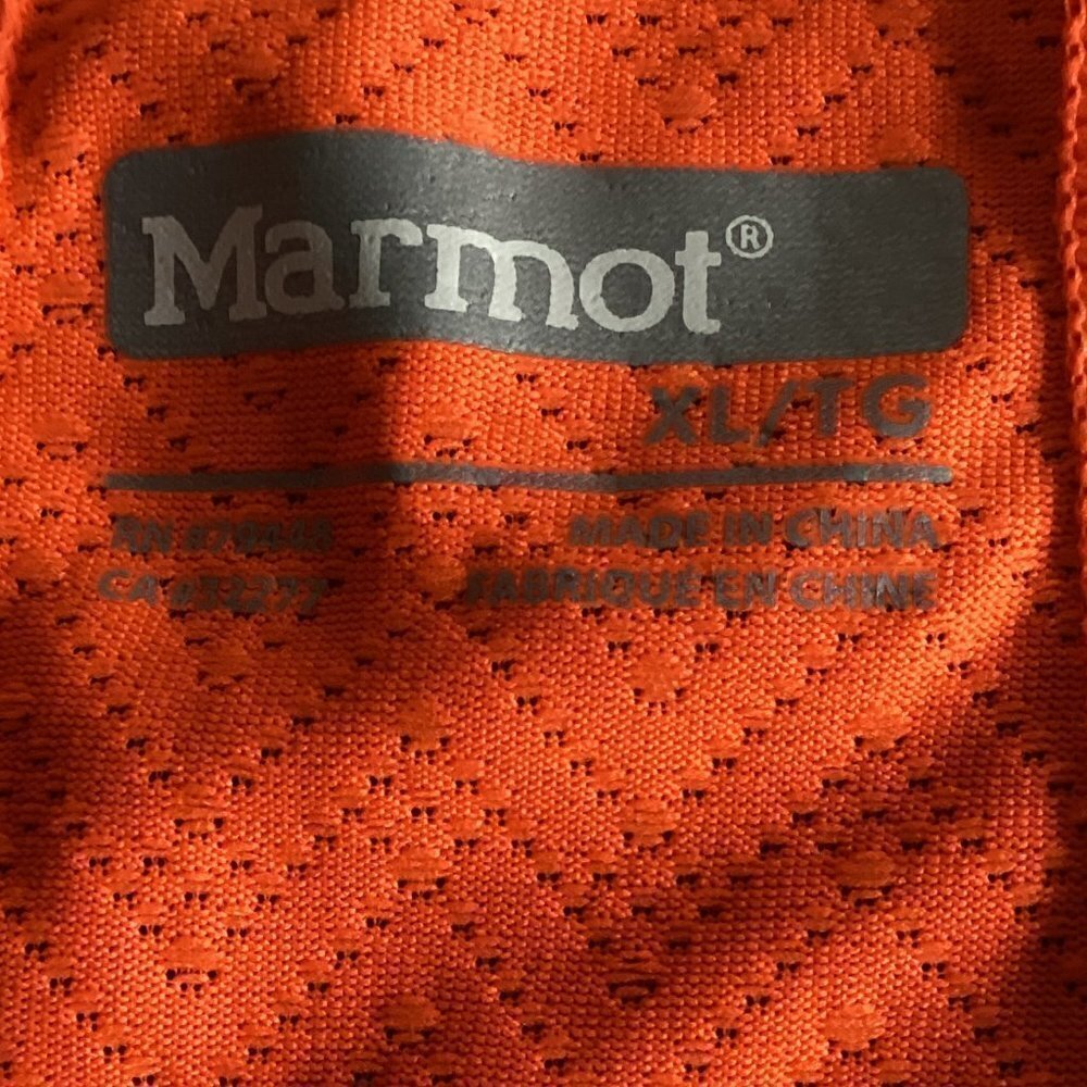 Marmot Running Top Womens Race Kate Logo Quick Dry UPF 50 T-shirt XL #162D - Picture 6 of 8